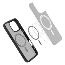 Spigen Ultra Hybrid MagSafe, šaltas juodas - iPhone 6.3" 2024