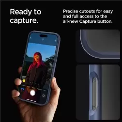 Spigen Ultra Hybrid, tamsiai mėlyna - iPhone 6.9" 2024