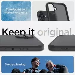 Spigen Ultra Hybrid, šaltas juodas - iPhone 6.7" 2024