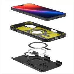 Spigen Sunkusis Armor MagSafe, juoda - iPhone 6.1" 2024