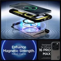 Spigen Plonas Armor MagSafe, šaunametalo spalvos - iPhone 6.9" 2024