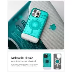Spigen Classic C1 MagSafe, bondi mėlyna - iPhone 6.3" 2024