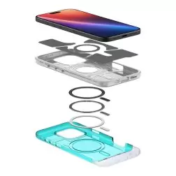 Spigen Classic C1 MagSafe, bondi mėlyna - iPhone 6.3" 2024