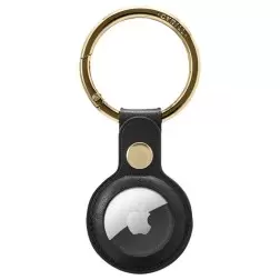 Spigen Cyrill Basic Leather, black - AirTag