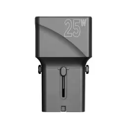 Mobile Origin Travel adapter 25W, EU/US/UK/AU, black