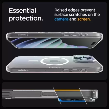 Spigen Crystal Flex MagSafe, crystal clear - iPhone 16 Pro