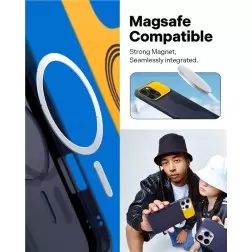 Spigen Caseology Nano Pop MagSafe stovas, mėlynųjų serbentų spalvos - iPhone 16 Pro Max
