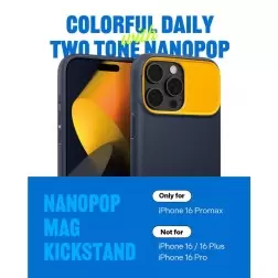 Spigen Caseology Nano Pop MagSafe stovas, mėlynųjų serbentų spalvos - iPhone 16 Pro Max