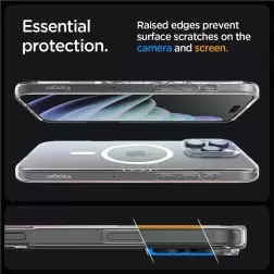 Spigen Crystal Flex MagSafe, crystal clear - iPhone 16 Pro Max