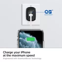 Spigen PowerArc ArcStation, black - USB-C PD 3.0 20W