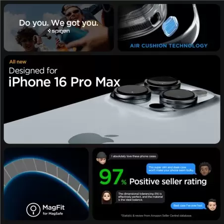 Spigen Ultra Hybrid MagSafe, frost rose titanium - iPhone 16 Pro Max