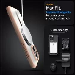 Spigen Ultra Hybrid MagSafe, frost rose titanium - iPhone 16 Pro Max