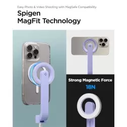 Spigen MagSafe Tripod Selfie Stick, lavender