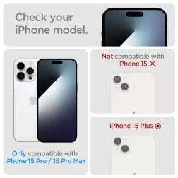 Spigen Glass tR Optik 2 Pack, crystal clear - iPhone 16/15/14 Pro / 16/15/14 Pro Max