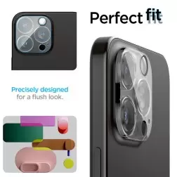 Spigen Glass tR Optik 2 Pack, crystal clear - iPhone 16/15/14 Pro / 16/15/14 Pro Max