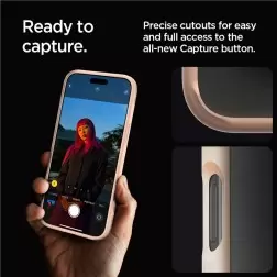 Spigen Ultra Hybrid, rose titanium - iPhone 16 Pro Max