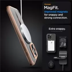 Spigen Ultra Hybrid MagSafe, rose titanium - iPhone 16 Pro Max