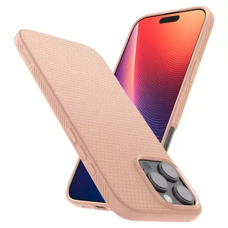Spigen Liquid Air, rose titanium - iPhone 16 Pro Max