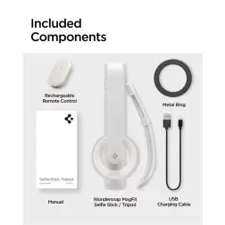 Spigen MagSafe Tripod Selfie Stick, dune beige