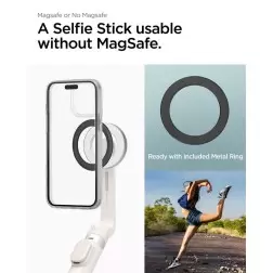 Spigen MagSafe Tripod Selfie Stick, dune beige
