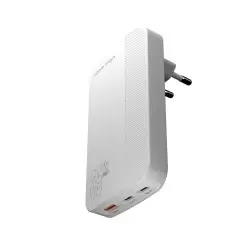 Mobile Origin 65W GaN III Slim Charger dual USB-C, Single USB-A white