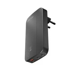 Mobile Origin 65W GaN III Slim Charger dual USB-C, Single USB-A black