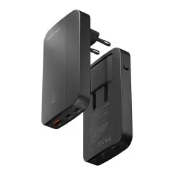 Mobile Origin 65W GaN III Slim Charger dual USB-C, Single USB-A black