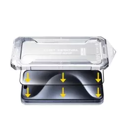 Mobile Origin Yellow Screen Guard with easy application, iPhone 16 Pro Max