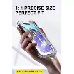 Mobile Origin Yellow Screen Guard with easy application, iPhone 16 Plus
