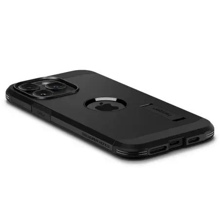 Spigen Tough Armor MagSafe, must - iPhone 15 Pro Max