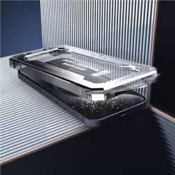 Mobile Origin Yellow Screen Guard with easy application, iPhone 16 Pro