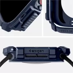 Spigen Rugged Armor, navy blue - Apple Watch 10 46mm