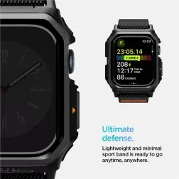 Spigen Lite Fit Pro, matte black - Apple Watch 10 46mm