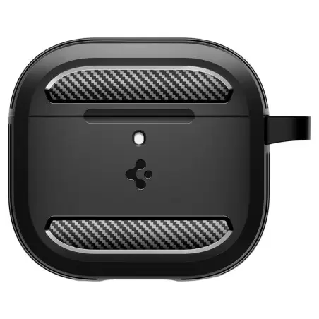 Spigen Rugged Armor, matte black - AirPods 4