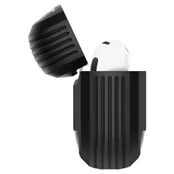 Spigen Rugged Armor, matte black - AirPods 4
