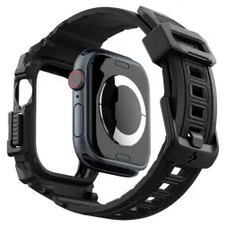 Spigen Rugged Armor Pro, matte black - Apple Watch 10 46mm