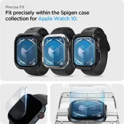Spigen Eliteshield EZ Fit 2 Pack, transparency - Apple Watch 10 42mm