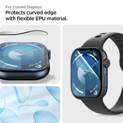 Spigen Eliteshield EZ Fit 2 Pack, transparency - Apple Watch 10 42mm