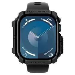 Spigen Rugged Armor, matte black - Apple Watch 10 42mm