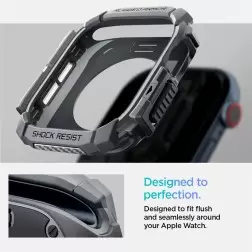 Spigen Rugged Armor, dark gray - Apple Watch 10 46mm