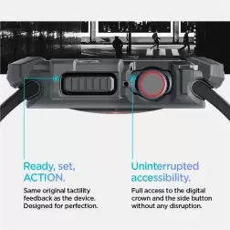 Spigen Rugged Armor, dark gray - Apple Watch 10 46mm