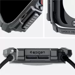 Spigen Rugged Armor, dark gray - Apple Watch 10 46mm