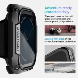 Spigen Tough Armor, black - Apple Watch 10 46mm