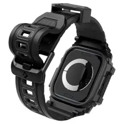 Spigen Rugged Armor Pro, matte black - Apple Watch 10 42mm