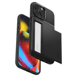 Spigen Plonas Armor CS, juoda - iPhone 15 Pro Max