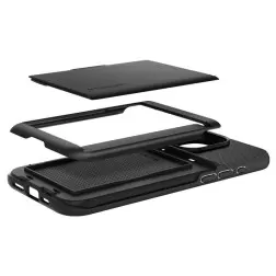 Spigen Plonas Armor CS, juoda - iPhone 15 Pro Max