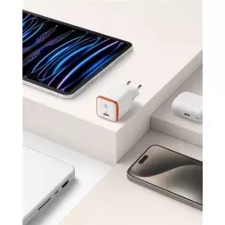 Spigen ArcStation Essential 30W įkroviklis – 13% mažesnis ir galingesnis nei Apple 20W