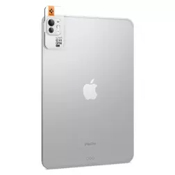 Spigen Glass tR EZ Fit Optik Metal 1 Pack, silver - iPad Pro 13" 2024 / iPad Pro 11" 2024