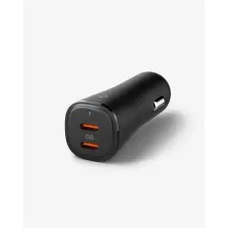 Spigen Essential 50W Car Charger EV502, black
