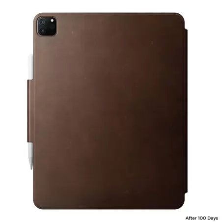 Nomad Leather Folio Plus, brown - iPad Pro 12.9" (2022/2021/2020/2018), iPad Air 13" (M2)